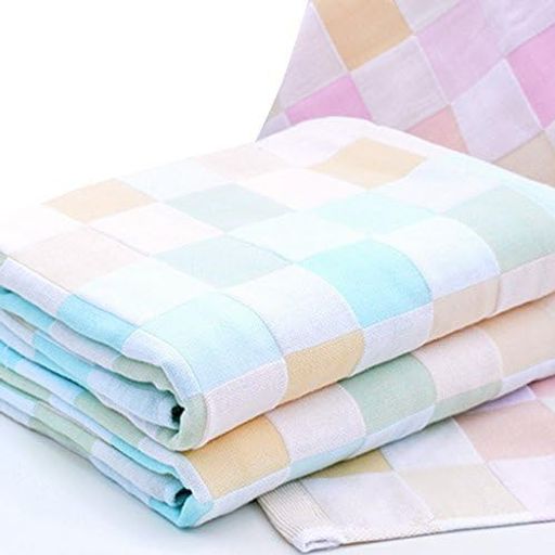 (Pink17°)ガーゼバスタオル大判2枚セット綿速乾吸水肌に優しいダブルガーゼ薄手内祝ギフトベビーキッズ..