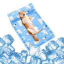 CHMKSTCペットひんやりマット冷感マット枕付き冷却マットひんやりシートクールマットあごのせ無害ジュル注水ポート付き接触冷感ひえひえ夏用熱中症対策接触冷感防水...
