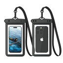 【2枚セット完全防水】スマホ防水ケース海IPX8認定プール360°保護タッチ可顔認証気密性お風呂水中撮影海水浴水泳雨の日など適用