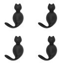 RIXIGOOD壁掛けフック猫おしゃれかわいい動物ウォールフック鍵掛けキーバッグコートタオル服帽子フック壁インテリア収納玄関お風呂リビング金属製ウォールハンガー...