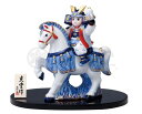 薬師窯五月人形端午の節句染錦出陣大将