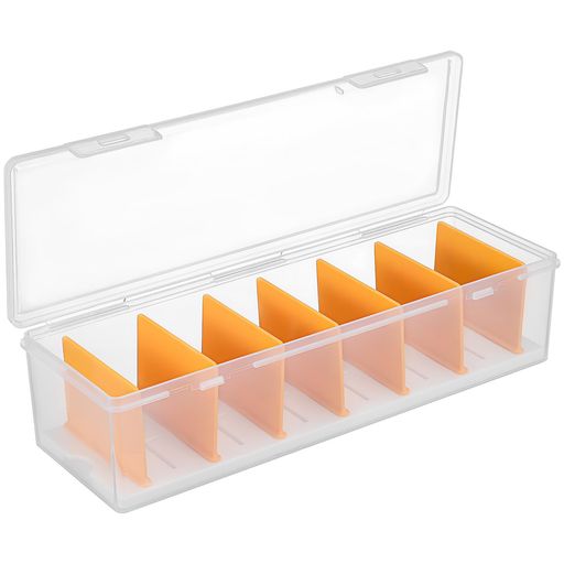 Toyvianカードケーストレカ仕切り付きストレージボックストレカ蓋付きトレーディングカードケース透明..