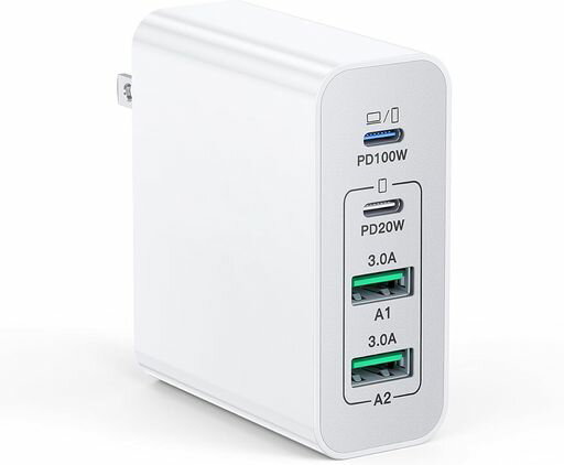 PDUSB充電器140WGAN4ポート急速充電器100WノートパソコンACアダプター充電器急速TYPEC充電器PSE技術基準適合IPHONE/ANDROID/MACBOOKPRO/AIR/IPADPRO/GALAXY