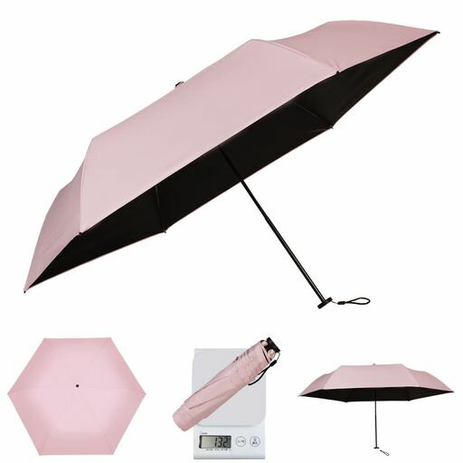 折り畳み日傘超軽量133G晴雨兼用99.9%以上UVカット率99.99%以上遮光率遮熱300T高密生地C6超撥水高強度カーボンファイバー耐風式丈夫折りたたみ携帯用小型軽量傘50CM*6本骨レディースピンク 折り畳み日傘超軽量133G晴雨兼用99.9%以上UVカット率99.99%以上遮光率遮熱300T高密生地C6超撥水高強度カーボンファイバー耐風式丈夫折りたたみ携帯用小型軽量傘50CM*6本骨レディースピンク