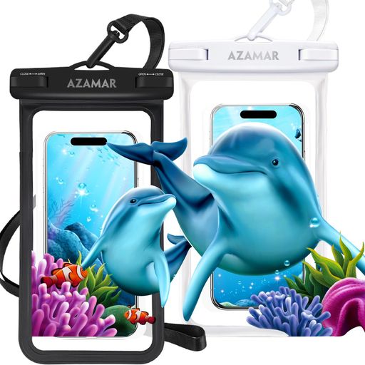 スマホ防水ケース【2025年新登場・2枚セット】IPX8認定防水カバー水中撮影高感度タッチ対応指紋認証&FaceID顔認証首かけストラップ付き多機能スマホバッグ海プールお風呂釣り登山iPhone/Android
