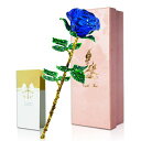 造花インテリアクリスタルバラ薔薇一輪の花枯れない花フラワーLalunaK9幸運クリスタルガラスバラ水晶玉彼女、友達、家族、母、妻、彼、父への人気贈り物ギフトプレゼント敬老の日、