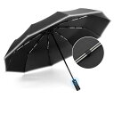 折りたたみ傘日傘特大サイズ10本骨反射テープ付きワンタッチ自動開閉耐風晴雨兼用UVカット軽量頑丈メンズレディース収納ポーチ付き梅雨対策台風対応SC-6