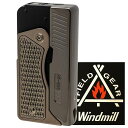 WINDMILL(ウィンドミル)電子ライタージェットライター二刀流USB充電式TWOWAYPISTOLガンメタル電池残量表示usbケーブル付き特製ステッカー付き71730300