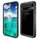 SAMSUNGGALAXYS10防水ケースDINGXIN指紋認証対応・QI充電対応防水防雪防塵耐震IP68防水規格超軽量DOCOMOSC-03LAUSCV41ギャラクシーS10耐衝撃ケース防水カバー
