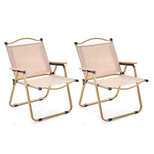 CampWildアウトドアチェアキャンプチェア折りたたみ椅子カーミットチェアアームレスト付き耐荷重150kg..