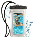 スマホ防水ケース携帯防水高透過率良いタッチ感度IPX8認定1枚セット完全防水けいたい顔認証水中・水上で操作できる水中撮影海水浴釣り水泳温泉お風呂潜水水泳など適用...