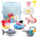 CORPERTOYSお風呂おもちゃ浴室水遊びセット吹き泡螃蟹バブルマシン泳ぐ収納袋男の子女の子プレゼントクリスマス