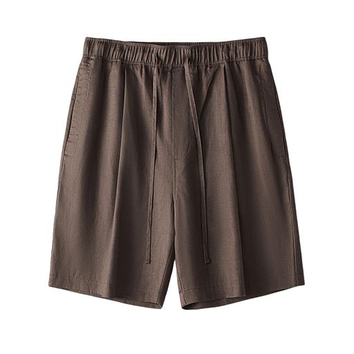 リネン100% メンズ 短パン ハーフパンツ 落ち着き 大人 ナチュラル 上品 カジュアル 夏用 M-2XL DSS131
