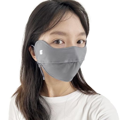 [Besince]スポーツマスクフェイスマスクUPF50+UVカット接触冷感冷感マスク息苦しくない速乾男女兼用紫外線対策洗えるマスク日焼け防止日よけひんやりフェイスカバーフェイスガード洗える…