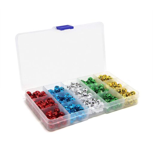 300個鈴BetterJonnyすず鈴ベルクリスマス鈴カラフル鈴飾りベル可愛いミニベルハンドメイド小物イベントクリスマス飾りDIY手芸用御守りに10mm