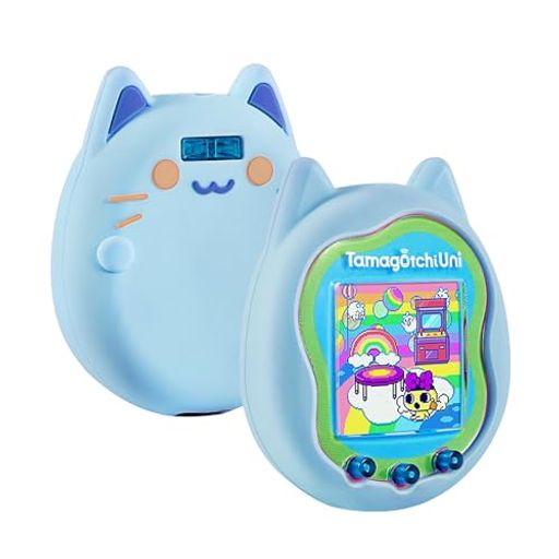 ForTamagotchiUni保護ケースたまごっち用シリコン防水防塵軽量耐衝撃性落下防止TamagotchiUniカバー完全な保護カバー男女兼用TamagotchiUniケース(ブルー)