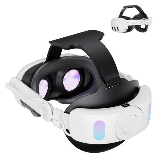 [IESOOY] QUEST 3交換用ストラップ 充電機能付き 多角度を自由に調節ヘッドストラップ 交換用ヘッドストラップ VRヘッドバンド VRアクセサリーMETA QUEST 3交換用部品 アクセサリー