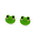 かわいい動物イヤリングカエルピアスジュエリーアクセサリーギフト