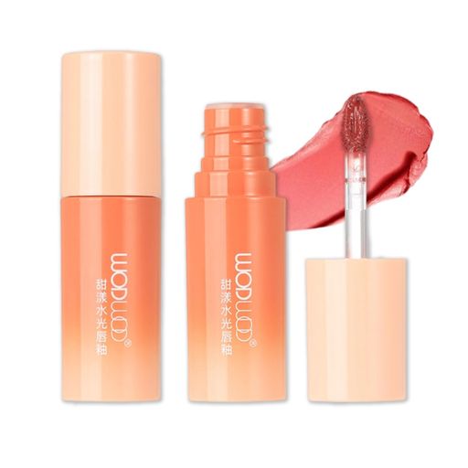 Wirwodyマットリップティント高発色保湿落ちにくいリップティントふんわり質感ソフトブラシ6色ナチュラ..