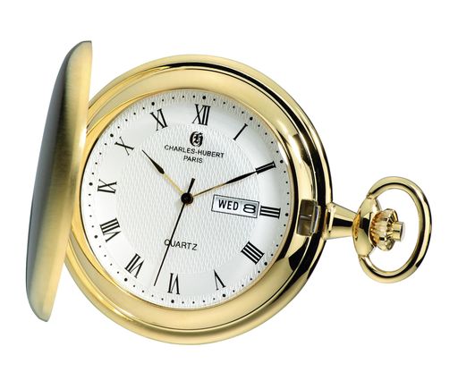 [Charles-HubertParis]懐中時計CHARLES-HUBERTPARISポケットウォッチデイデイト3974-Gメンズ