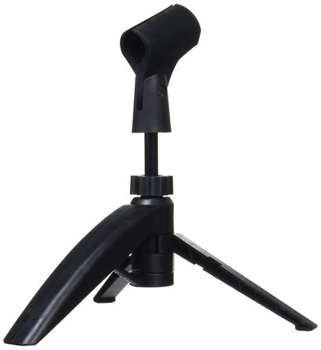 Dicon Audio MS-086 Mini Microphone Stand 折り畳み式 卓上マイクスタンド ブラック