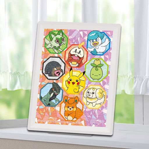 エンスカイ(ENSKY)ジグソーパズルまめパズルクリアポケットモンスターピカチュウ&パルデア地方のポケモンたち7.6x10.2cm150ピースMA-C13