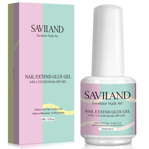SAVILAND 4IN1ネイルグルージェル 15ML ネイル接着剤 長持ち ネイルチップ用 爪の装飾を貼り SAVILAND 4IN1ネイルグルージェル 15ML ネイル接着剤 長持ち ネイルチップ用 爪の装飾を貼り