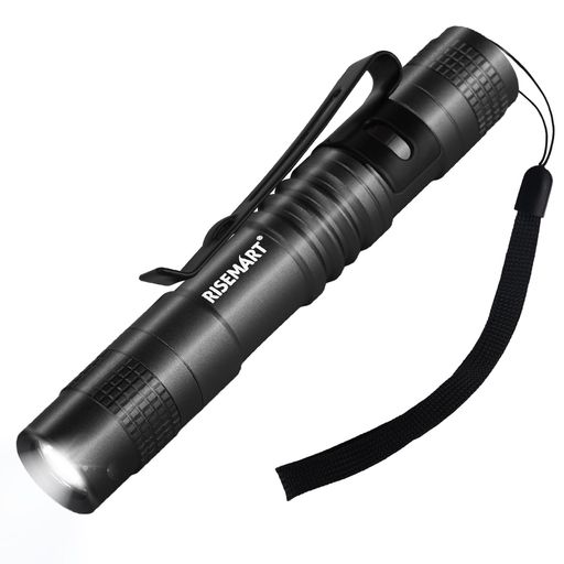 LED懐中電灯超軽量小型ペンライト120ルーメン高輝度XPEチップ搭載最大照射距離100m高演色防水アルミ合..