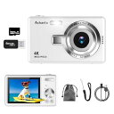 デジカメ【4K動画撮影、5000万画素】デジタルカメラ32GBMicroSDカード付きAFオートフォーカスコンパクトカメラ3.0インチの大画面16倍ズームフラッシュ手振れ補正機能を備えていますウェブカ…