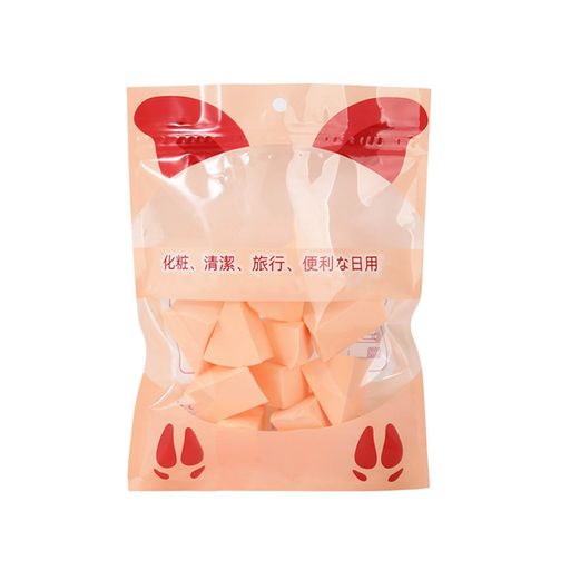 SZSLパフ化粧スポンジ乾湿両用さんかくがた15個入目元や小鼻の周りなどのポイントカバー使いに