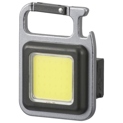 オーム電機懐中電灯コンパクトCOBライト充電式550ルーメン栓抜きマグネットカラビナLEDライトハンディ..