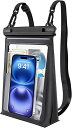 LILIYYA「2025新型・立つ式・大容量」スマホ防水ケース浮くIPX8認証お風呂海プール完全防水水中撮影顔認証タッチ操作大きめ首かけ斜め掛けIPHONEGALAXYXPERIAPIXEL