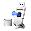 ZIBASSI【MFI認証取得 指紋認証】IPHONE用USBメモリ指紋認証 USBメモリ128GB PHONE外付けメモリ PHONE データ移行 USB IPHONE/IPAD/PC/ANDROID/MAC兼用 タイプC USBメモリ(2)