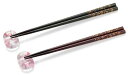 アデリア(ADERIA)津軽びいどろSAKURA小判箸置/箸セット日本製化粧箱入り食洗機対応夫婦可愛いおしゃれギフト女性母の日父の日夫婦男性引越し祝い結婚挨拶回...