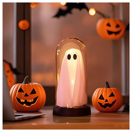 ハロウィン飾りゴーストライトLED飾り付けインテリアナイト雰囲気いっぱいスタンド玄関置物ハロウィーンィーに飾りデスクトップ