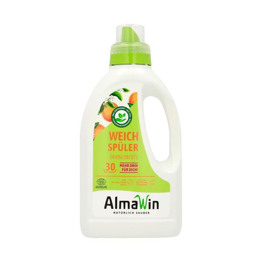 ALMAWIN(アルマウィン) 衣料用柔軟剤 オレンジブロッサム 750ML 柔軟仕上げ剤 洗濯洗剤 エコ洗剤 オーガニック洗剤 白 オレンジ