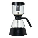 HARIO(ハリオ)ElectricCoffeeSyphon3杯用実用容量360mLブラック電気式サイフォンコンパクトHARIOGlassECA-3-B