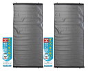 メッシュシェード60x135cm2本セット遮熱効果約8°C日除け目隠しギラつき防止オーニングスクリーン水勘製簾所製