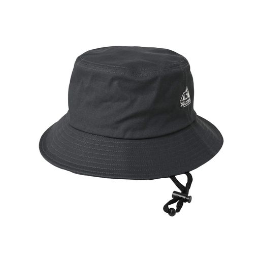 [マーモット]ClassicLogoBucketHatCHARCOAL