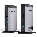 WAVLINK15-in-1ユニバーサルDisplayLinkドッキングステーション、M1/M2/M3MacおよびWindows用のトリプル4KUSB-C/US...