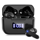 イヤホン BLUETOOTH ワイヤレスイヤホン ブルートゥースイヤホン ぶるーとぅーすイヤホン タッチコントロール LED数字電量表示 HI-FI音質 片耳/両耳 小型軽量 快適な装着感 TYPE‐C急速充電 マイク内蔵 ハンズフリー通話