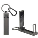 Labatoバッグハンガーテーブルフックバッグ掛けフック耐荷重16kgスマホスタンド機能付きオフィス出張旅行外出用携帯便利プレゼント誕生日ギフト(マットブラック...
