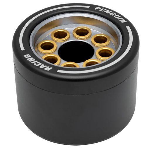 ペンギンライター灰皿卓上蓋付きおしゃれ大きい大容量火消しポケット喫煙所アルミアルミ製灰皿ペンギン..