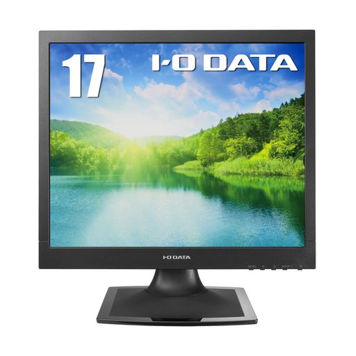 アイ・オー・データ IODATA スクエアモニター 17インチ SXGA TNパネル ブラック(アナログRGB/DVI-D/VESA対応/スピーカー付/メーカー5年保証/土日サポート/日本メーカー) LCD-AD173SESB-A/E