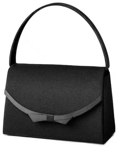 [Baisikou]ブラックフォーマルバッグレディース黒大きめ撥水冠婚葬祭入学式卒業式葬式