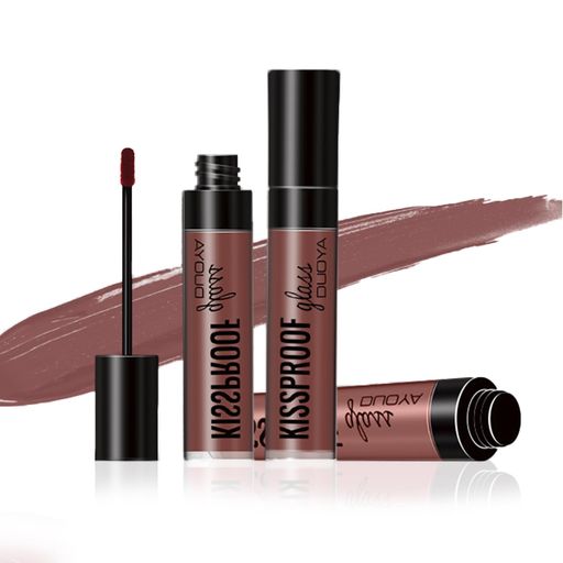 aopokaマットリップティントリップグロス長時間持続ウォータープルーフ不沾杯液体口紅落ちにくいしっと..