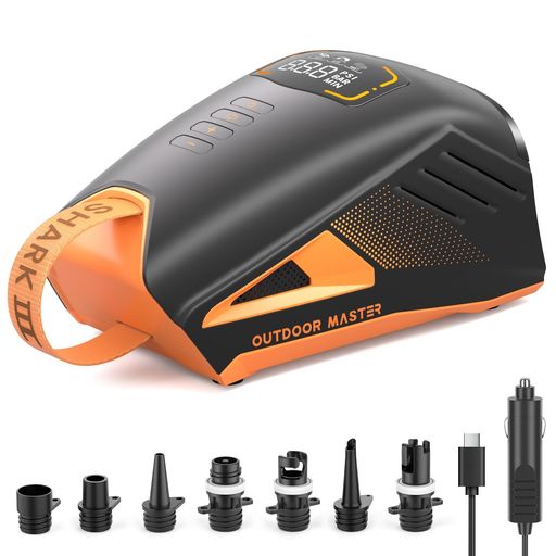 楽天市場】outdoormaster 電動エアーポンプの通販