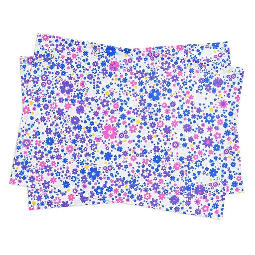 COLORFULCANDYSTYLEわくわくKidsランチョンマット(2枚セット)ラミネートランチョンマットフラワー模様..