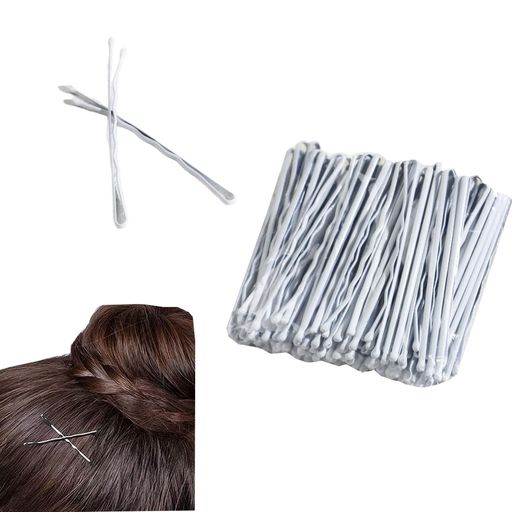 HUIKKJP ヘアピン ホワイト ナースピン バレリーナ愛用 ヘアクリップ バレエ 看護...