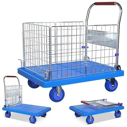 Artispro 業務用 カゴ台車 運搬車 ストッパー付き メッシュ台車 ランドリーワゴン 大型ランドリーカート 家庭用ランドリールームヘビーデューティーサービスカート ホテルリネントロリー …